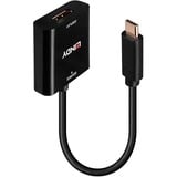 Lindy 43269 adaptateur graphique USB 3840 x 2160 pixels Noir, Convertisseur Noir, USB Type-C, Sortie de DisplayPorts, 3840 x 2160 pixels