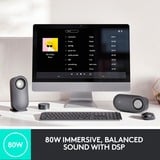 Logitech Z407, Haut-parleur PC Noir, Bluetooth