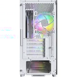 Montech  boîtier midi tower Blanc | 2x USB-A | 1x USB-C | RGB | Verre Trempé