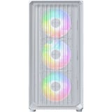 Montech  boîtier midi tower Blanc | 2x USB-A | 1x USB-C | RGB | Verre Trempé