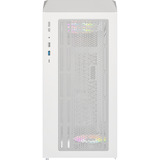 Montech  boîtier midi tower Blanc | 2x USB-A | 1x USB-C | RGB | Verre Trempé