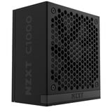 NZXT C1000 Gold ATX 3.1 alimentation  modulaire 1000 watt Noir, 1x 12V-2x6, 3x PCIe