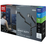One for all Universal Schwerlast-Monitorarm DM 5210 Dual Heavy Duty, Support de moniteur Noir