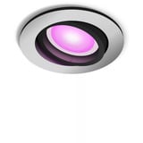 Philips Hue White & Color Ambiance Centura Spot Encastré, Lumière LED Argent