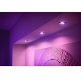 Philips Hue White & Color Ambiance Centura Spot Encastré, Lumière LED Argent