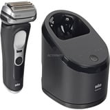 Procter & Gamble Series 9 Pro+ 9660CC Rasoir à grille Tondeuse Noir, Argent Noir, Rasoir à grille, Noir, Argent, Acier inoxydable, Boutons, LED, AC/Batterie