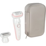 Procter & Gamble Silk-épil 9 9-030 40 pince(s) Blanc, Appareil à épiler Blanc/Rose, Blanc, 40 pince(s), MicroGrip, Epilation, Rasage, AC/Batterie, 100 - 240 V