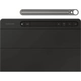 SAMSUNG EF-DX720 QWERTZ Allemand Pogo Pin Noir, housse pour tablette Noir, Layout DE, QWERTZ, Allemand, Pavé tactile, Samsung, Galaxy Tab S9, Galaxy Tab S9 FE, Noir