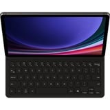 SAMSUNG EF-DX720 QWERTZ Allemand Pogo Pin Noir, housse pour tablette Noir, Layout DE, QWERTZ, Allemand, Pavé tactile, Samsung, Galaxy Tab S9, Galaxy Tab S9 FE, Noir