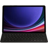 Samsung EF-DX720 QWERTZ Allemand Pogo Pin Noir housse pour tablette Noir, Layout DE (QWERTZ), 65%, QWERTZ, Allemand, Pavé tactile, Samsung, Galaxy Tab S9, Galaxy Tab S9 FE, Noir