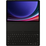 Samsung EF-DX720 QWERTZ Allemand Pogo Pin Noir housse pour tablette Noir, Layout DE (QWERTZ), 65%, QWERTZ, Allemand, Pavé tactile, Samsung, Galaxy Tab S9, Galaxy Tab S9 FE, Noir