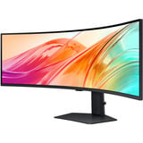 Samsung ViewFinity S49F950UAU 49" Moniteur UltraWide incurvé  Noir, 2x HDMI, DisplayPort, 3x USB-A, USB-B, USB-C, RJ-45