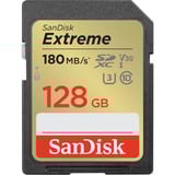 SanDisk Extreme SDXC 128 Go, Carte mémoire UHS-I U3, Classe 10, V30