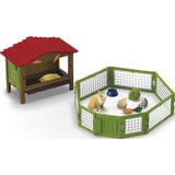 Schleich FARM WORLD Clapier à Lapins, Figurine Animal, 3 an(s), Multicolore
