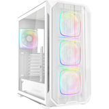 Sharkoon AK5M RGB Reconditionné boîtier midi tower Blanc | 2x USB-A | 1x USB-C | RGB | Verre Trempé