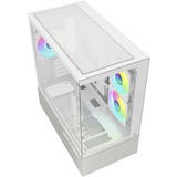 Sharkoon MK7 ARGB boîtier mini tower Blanc | 2x USB-A | 1x USB-C | RGB | Verre Trempé
