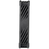 SilverStone Shark Force 120 ventilateur de boîtier Noir, 120 x 120 x 25 mm, PWM