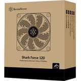 SilverStone Shark Force 120 ventilateur de boîtier Noir, 120 x 120 x 25 mm, PWM