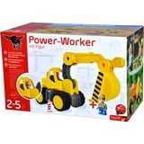 Simba Power Worker - Pelle avec figurine, Jeu véhicule Jaune/gris