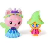 Spin Master Gabby's Dollhouse : Le Film - Ensemble de figurines Reine Kitty Fée & Chaton Gnome 
