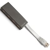 Targus ACH114EU hub & concentrateur USB 2.0 480 Mbit/s Noir, Hub USB USB 2.0, USB 2.0, 480 Mbit/s, Noir, Plastique, Chine