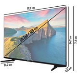 Telefunken QU50K800, TV QLED Noir