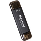 Transcend ESD310 Portable 256 Go, SSD Noir, USB-A 3.2 (10 Gbit/s) | USB-C 3.2 (10 Gbit/s)