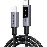 UGREEN 35501 câble USB 1 m USB C Noir Noir/gris, 1 m, USB C, USB C, Noir