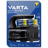 VARTA INDESTRUCTIBLE BL20 PRO Noir Lampe torche LED, Lumière LED Noir, Lampe torche, Noir, 4 m, IP54, LED, 6 W