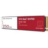 WD WD Red SN700 M.2 250 Go PCI Express 3.0 NVMe SSD 250 Go, M.2, 3100 Mo/s, 8 Gbit/s