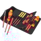 Wera Kraftform Kompakt VDE 18 Universal 2 Tool Finder, 18 pièces, Tournevis Rouge/Jaune
