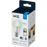 WiZ Ampoule 8 W (éq. 60 W) A60 E27, Lampe à LED Ampoule intelligente, Blanc, Wi-Fi, E27, Multicolore, 2700 K