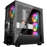 be quiet! PURE BASE 501 LX boîtier midi tower Noir | 2x USB-A | 1x USB-C | RGB | Verre Trempé