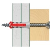 fischer Cheville DUOPOWER 8x40 BigBox Gris clair/Rouge
