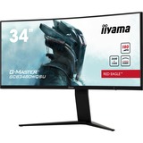 iiyama G-Master GCB3480WQSU-B1 34" Moniteur UltraWide gaming incurvé  Noir (Mat), HDMI, DisplayPort, Sound