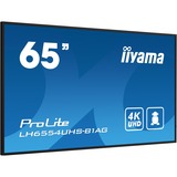 iiyama LH6554UHS-B1AG, Affichage public Noir