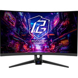 ASRock  27" Moniteur gaming incurvé  Noir