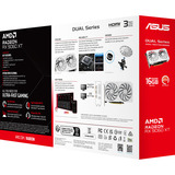 ASUS 90YV0LG3-M0NA00, Carte graphique Blanc