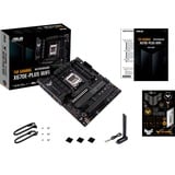 ASUS TUF GAMING X670E-PLUS WIFI carte mère socket AM5 Noir, RAID, 2.5Gb-LAN, WLAN, BT, Sound, ATX