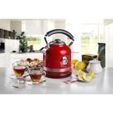 Ariete 2854/00 bouilloire 1,7 L 2000 W Rouge Rouge, 1,7 L, 2000 W, Rouge, Acier inoxydable, Indicateur de niveau d'eau, Arrêt de sécurité en cas de surchauffe