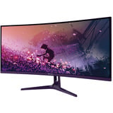 Arozzi Nova 34T2K165 34" Moniteur UltraWide gaming incurvé Violâtre, 2x DisplayPort, 2x HDMI, 165 Hz