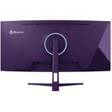 Arozzi Nova 34T2K165 34" Moniteur UltraWide gaming incurvé Violâtre, 2x DisplayPort, 2x HDMI, 165 Hz