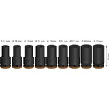Bosch 2608003042, Clés mixtes à cliquet Noir