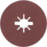 Bosch Disque abrasif en fibre X-LOCK R444 Expert pour métal, Ø 125mm, K80, Meule d’affûtage 