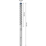 Bosch Expert Foret SDS Max-8X, Perceuse Marteau perforateur, Hammer drill bit, 2 cm, 320 mm, Béton, pierre, 20 cm