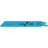 Bosch Lames de scie sabre S 922 EF Flexible for Metal, Lame de scie Lames de scie sabre, Métal non Ferreux, Acier, Bimétal, Bleu, 1,4 mm, 15 cm