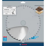 Bosch Lames de scies circulaires Optiline Wood, Lame de scie Bois, 25,4 cm, 3 cm, 1,4 mm, 2 mm, Biseau supérieur alterné