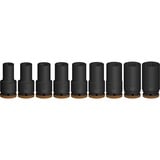 Bosch Set d'embouts à douille d'impact PRO 3/4", 9 pièces, Clés mixtes à cliquet Noir