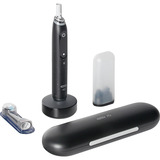 Braun Oral-B iO Series 10 Luxe Edition, Brosse a dents electrique Noir, Adulte, Brosse à dents vibrante, Soin quotidien, Super sensitive, Soins des gencives, Tongue care, Intense, Sensible, Blanchiment, Noir, Noir, Rond