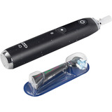 Braun Oral-B iO Series 10 Luxe Edition, Brosse a dents electrique Noir, Adulte, Brosse à dents vibrante, Soin quotidien, Super sensitive, Soins des gencives, Tongue care, Intense, Sensible, Blanchiment, Noir, Noir, Rond